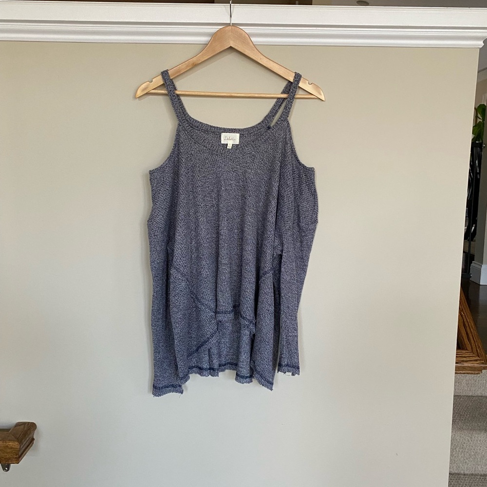 Anthropologie Deletta Blue Knit Women's Camisole